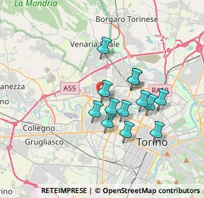 Mappa Via Torino Pianezza, 10151 Torino TO, Italia (2.82077)