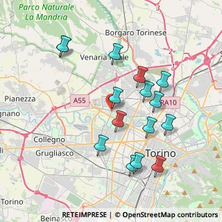 Mappa Via Torino Pianezza, 10151 Torino TO, Italia (3.87067)