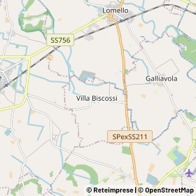 Mappa Villa Biscossi