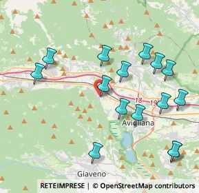 Mappa Via Valgioie, 10057 Sant'ambrogio di Torino TO, Italia (4.40333)