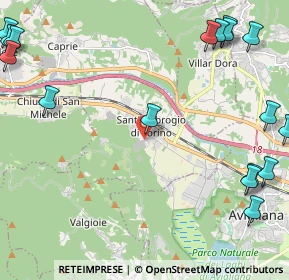 Mappa Via Valgioie, 10057 Sant'ambrogio di Torino TO, Italia (3.33412)