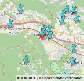 Mappa Via Valgioie, 10057 Sant'ambrogio di Torino TO, Italia (2.46733)