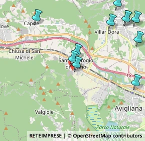 Mappa Via Valgioie, 10057 Sant'ambrogio di Torino TO, Italia (2.66909)