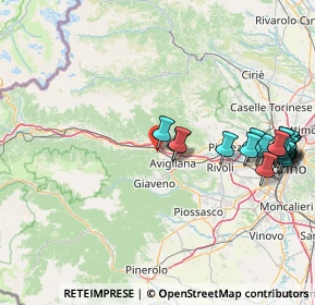 Mappa Via Valgioie, 10057 Sant'ambrogio di Torino TO, Italia (19.431)