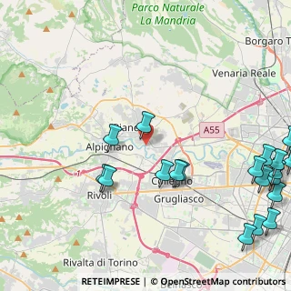 Mappa Via Torino, 10044 Druento TO, Italia (6.216)
