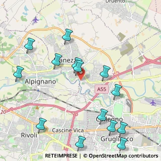 Mappa Via Torino, 10044 Druento TO, Italia (2.57429)