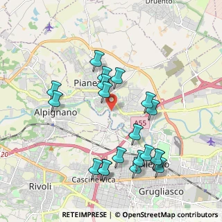 Mappa Via Torino, 10044 Druento TO, Italia (2.053)