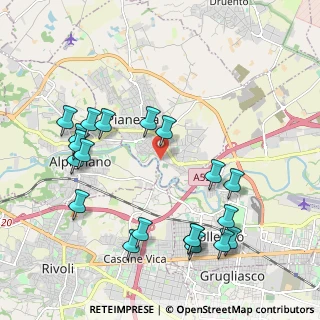 Mappa Via Torino, 10044 Druento TO, Italia (2.301)