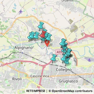 Mappa Via Torino, 10044 Druento TO, Italia (1.4835)