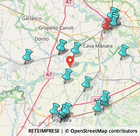 Mappa Via Guglielmo Marconi, 27030 Mezzana Rabattone PV, Italia (9.915)