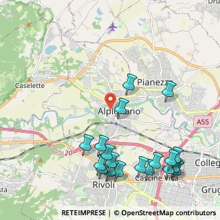 Mappa Via Philips, 10091 Alpignano TO, Italia (2.6315)