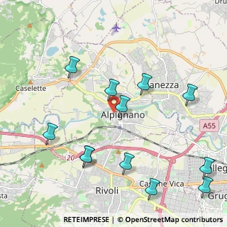 Mappa Via Philips, 10091 Alpignano TO, Italia (2.44917)