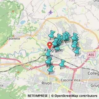 Mappa Via Philips, 10091 Alpignano TO, Italia (1.36)