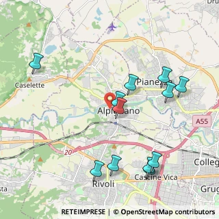 Mappa Via Philips, 10091 Alpignano TO, Italia (2.24)