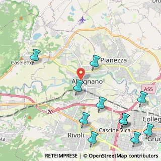Mappa Via Philips, 10091 Alpignano TO, Italia (2.92)