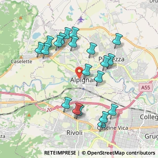 Mappa Via Philips, 10091 Alpignano TO, Italia (2.008)