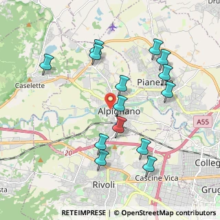 Mappa Via Philips, 10091 Alpignano TO, Italia (1.99643)