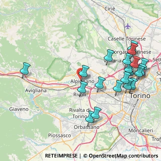 Mappa Via Philips, 10091 Alpignano TO, Italia (9.351)