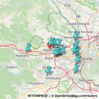 Mappa Via Mantova, 10091 Alpignano TO, Italia (6.40267)