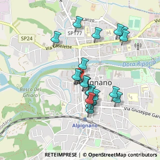 Mappa Via Mazzini Giuseppe, 10091 Alpignano TO, Italia (0.421)