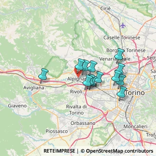 Mappa Via Mazzini Giuseppe, 10091 Alpignano TO, Italia (5.63077)