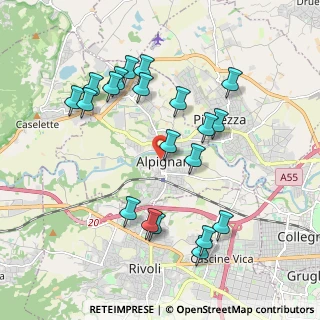 Mappa Via Mazzini Giuseppe, 10091 Alpignano TO, Italia (2.002)