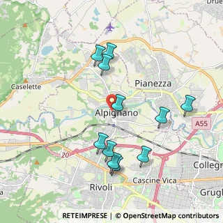 Mappa Via Mazzini Giuseppe, 10091 Alpignano TO, Italia (1.93)