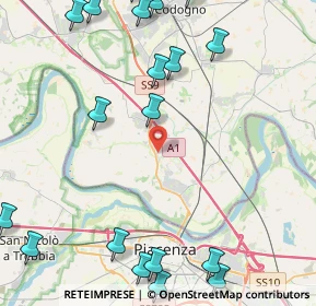 Mappa Via Corvi, 26865 San Rocco al Porto LO, Italia (6.2585)