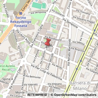 Mappa Via Chatillon, 36, 10155 Torino, Torino (Piemonte)