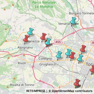 Mappa Q8 Easy pv.0282 SP 24 Loc, 10093 Collegno TO, Italia (5.84067)
