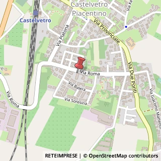 Mappa Via Roma, 35, 29010 Castelvetro Piacentino, Piacenza (Emilia Romagna)