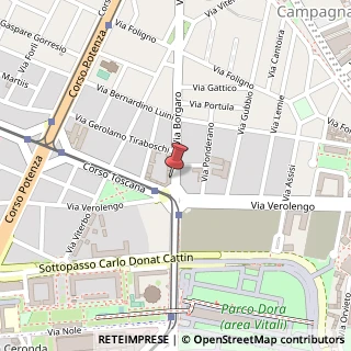 Mappa Via Borgaro, 29, 10149 Torino, Torino (Piemonte)