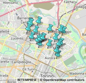 Mappa Via Daun, 10147 Torino TO, Italia (1.19)