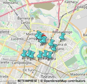 Mappa Via Vittoria, 10147 Torino TO, Italia (1.33)