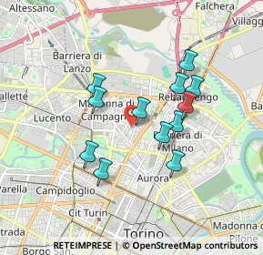 Mappa Via Vittoria, 10147 Torino TO, Italia (1.49083)