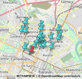 Mappa Via Vittoria, 10147 Torino TO, Italia (1.2485)