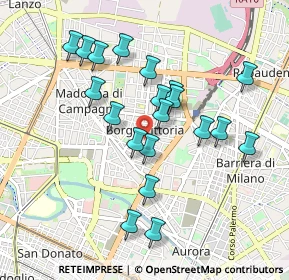 Mappa Via Vittoria, 10147 Torino TO, Italia (0.8765)