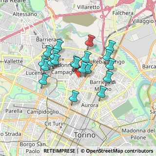Mappa Via Vittoria, 10147 Torino TO, Italia (1.4345)