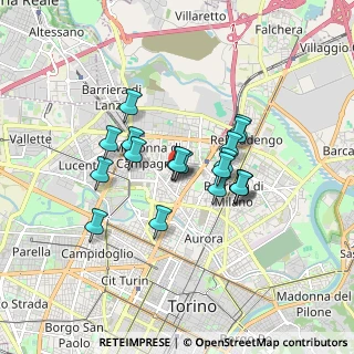 Mappa Via Vittoria, 10147 Torino TO, Italia (1.31474)