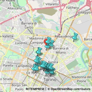 Mappa Via Vittoria, 10147 Torino TO, Italia (2.0615)