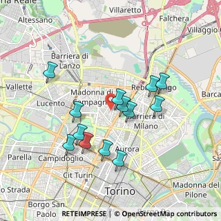 Mappa Via Daun, 10147 Torino TO, Italia (1.67846)