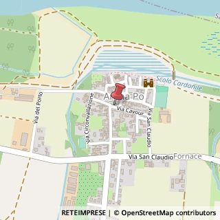Mappa Via Camillo Cavour, 1, 27040 Arena Po, Pavia (Lombardia)
