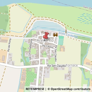 Mappa Piazza Vittorio Emanuele, 14, 27040 Arena Po, Pavia (Lombardia)