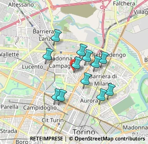 Mappa Via Villar, 10147 Torino TO, Italia (1.38417)