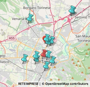 Mappa Via Villar, 10147 Torino TO, Italia (3.59846)