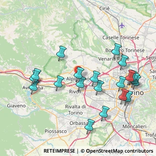 Mappa Piazza Parrocchia, 10091 Alpignano TO, Italia (8.9125)