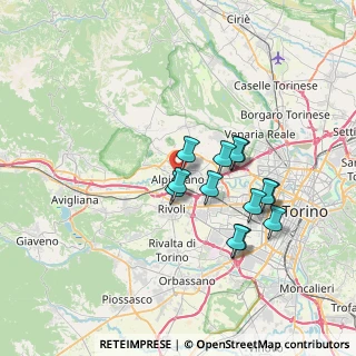 Mappa Piazza Parrocchia, 10091 Alpignano TO, Italia (6.14231)