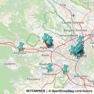 Mappa Piazza Parrocchia, 10091 Alpignano TO, Italia (8.615)