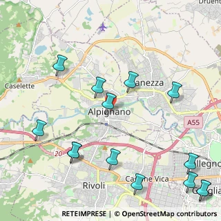 Mappa Piazza Parrocchia, 10091 Alpignano TO, Italia (2.80357)