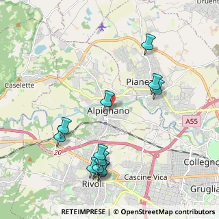 Mappa Piazza Parrocchia, 10091 Alpignano TO, Italia (2.31538)